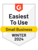 G2 Easiest to Use Small Business Winter 2024